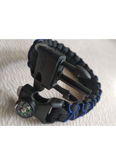 Paracord Magnezyumlu Bileklik Çok Renkli