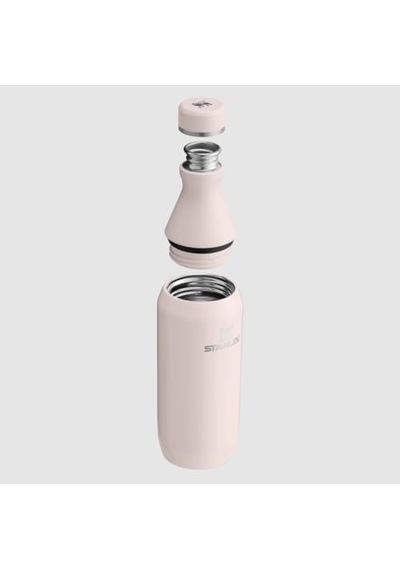 All Day Slim Soğuk Su Şişesi Termosu, 0.35 Litre, Pembe Kuvars Rose Quartz Açık Beyaz