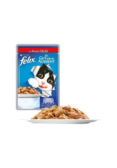 Sığır Etli Pouch Yaş Kedi Maması 85 Gr X 5 Adet