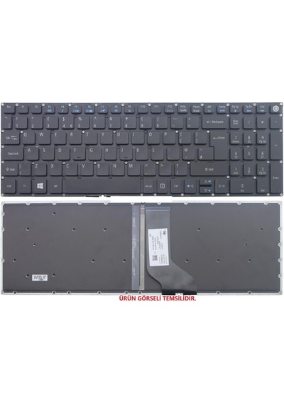 Acer Aspire Es1-523 Es1-532 Es1-532g Notebook Klavyesi Siyah Tr Işıklı / Kl0956ld 24179360