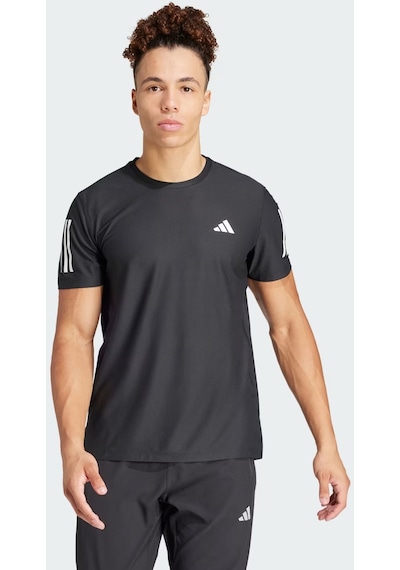Black Adidas Erkek Koşu - Yürüyüş T-shirt Otr B Tee In1500 001