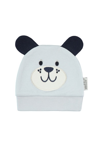 Civil Baby Bebek Kulaklı Bere Yenidoğan Mavi