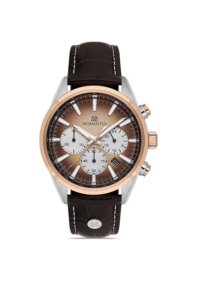 Momentus Cc306t-12kr Erkek Kol Saati Gri - Rose Gold