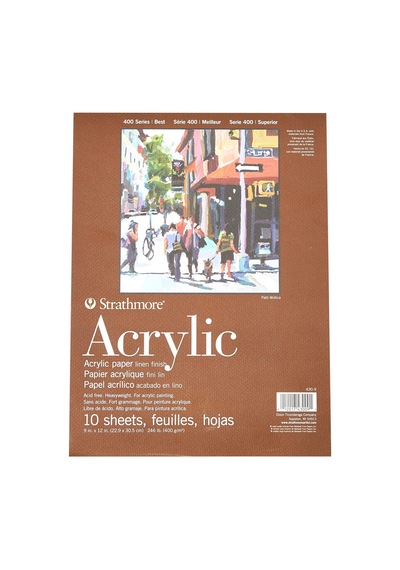 Lexroo Acrylic Akrilik Defteri 400gr. A4 N:430 Çok Renkli