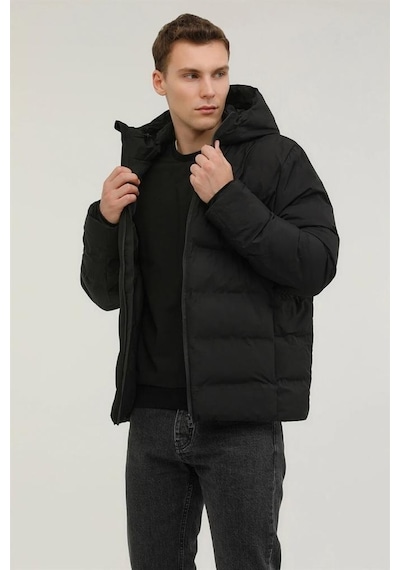 Lumberjack Ml Nolan Coat 2Sn22 3Pr Erkek Mont Siyah S-Xxl 001