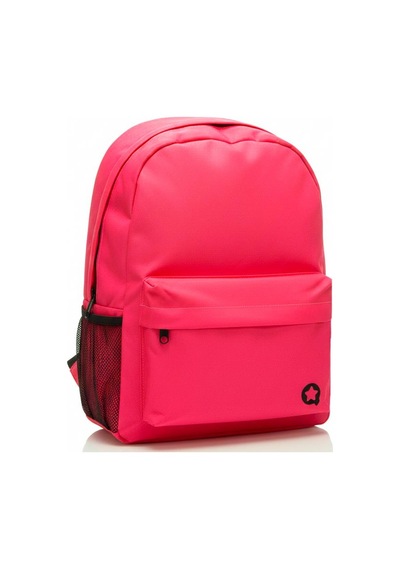 Yuga İki Gözlü Sırt Çantası Neon Pembe Pembe