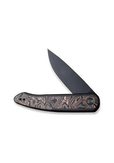 We Knife Smooth Sentinel Cf Titanium Copper Foil Kamp Çakı Siyah