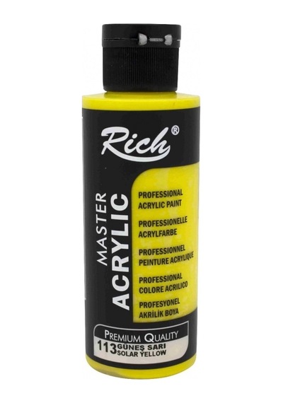 Rich Akrilik Boya 113 Güneş Sarı 120 Cc