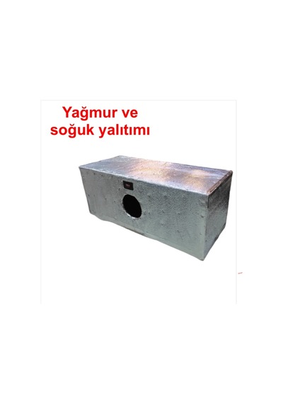 Kedi Yuvası Kedi Evi 100 X50x50cm Soğuk Ve Yağmura Tam Koruma-video Anlatımlı