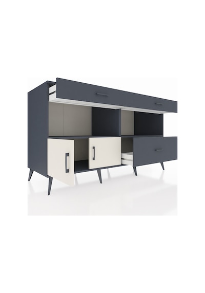 Kronos Konsol 2 Raflı 3 Çekmeceli 2 Kapaklı 176x59x99 Antrasit-ay Antrasit-aytaşı/antrasit Kronos Konsol 2 Raflı 3 Çekmeceli 2 Kapaklı 176x59x99 Antrasit-ay Antrasit-aytaşı/antrasit