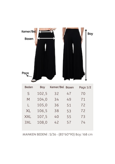 Penyebizden Pantolon Etek-siyah
