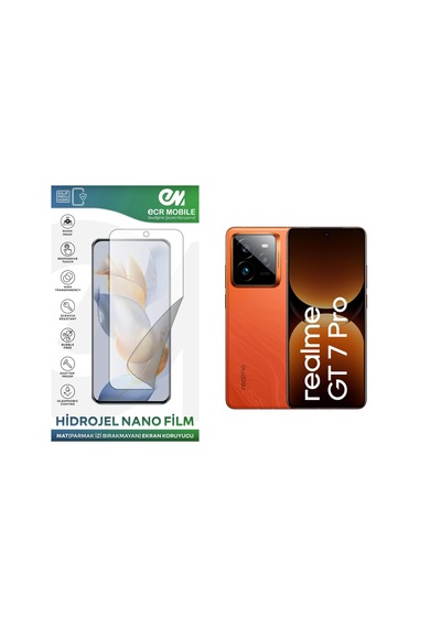 Realme Gt 7 Pro İle Uyumlu Hidrojel Nano Ekran Koruyucu Film Mat Tempered Cam Değildir