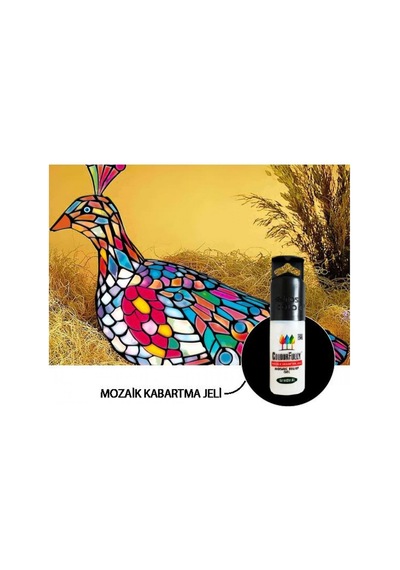 5112 Kumtoys Jel Mozaik Kabartma 30x40 Cm - 6 Yaş