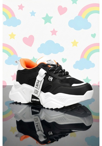 Dark Seer Kids Ds K 2051 Sneaker 2025 Kız Çocuk Beyaz-siyah