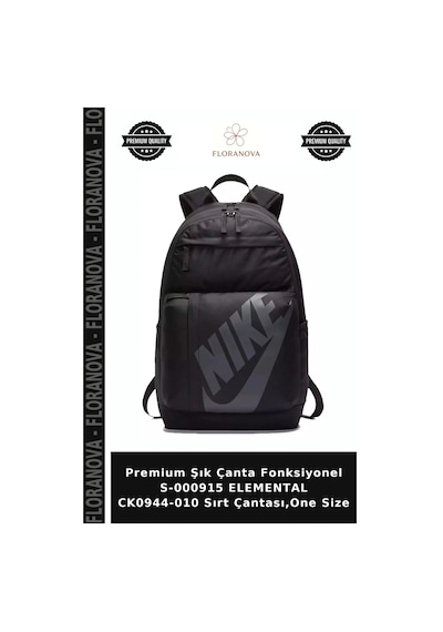 Floranova Premium Şık Çanta Fonksiyonel S-000915 Elemental Ck0944-010 Sırt Çantası,one Size Çok Renkli
