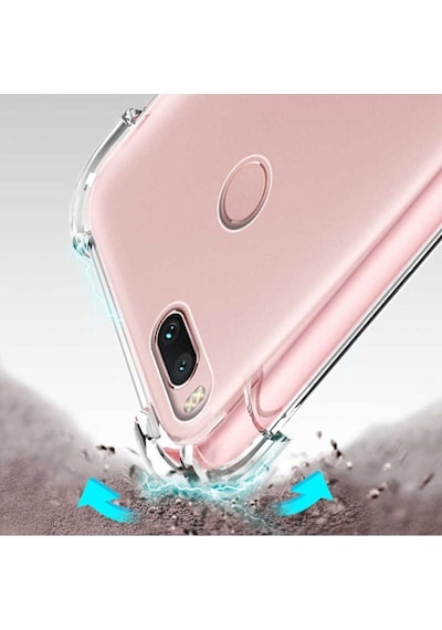 Xiaomi Mi 5x Kılıf Zore Nitro Anti Shock Silikon Renksiz