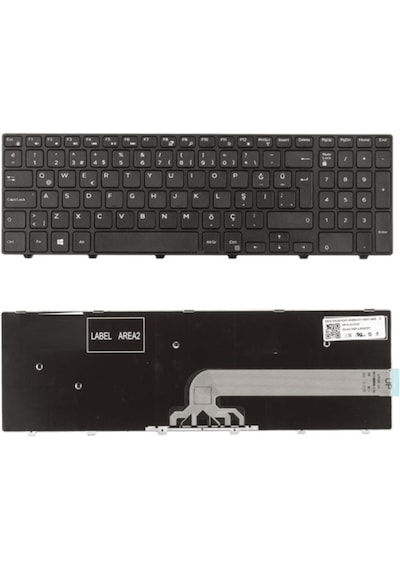 Dell Uyumlu Inspron 15-3551 15-3567 15-3878 Notebook Klavye (Siyah Tr) - 555189730