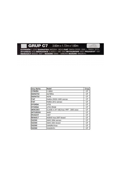 Guard Jeep Grup C7 Oto Branda 1 Adet