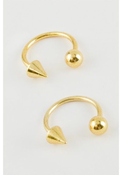 Septum Çelik Piercing Semeglbl - 54 2 Adet-sarı Çok Renkli
