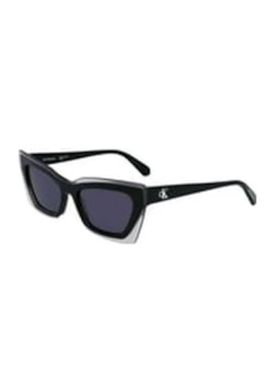 Calvin Klein Jeans Ckj 23656s 001 52 Kadın Cat Eye Kristal Siyah Kemik Güneş Gözlüğü Siyah