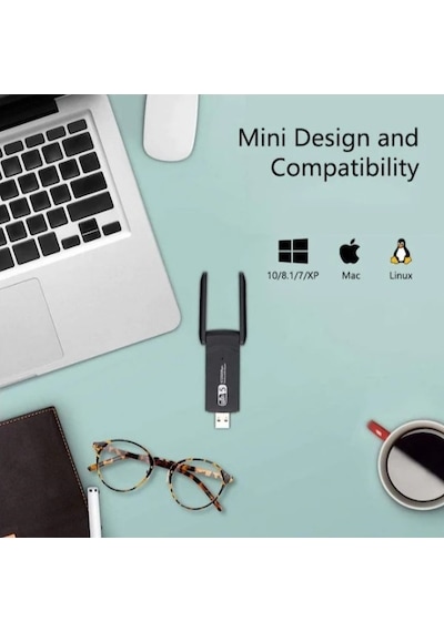 Realtek 8812BU 802.11AC 1200  Mbps Dual Band USB 3.0 WI-FI Alıcı