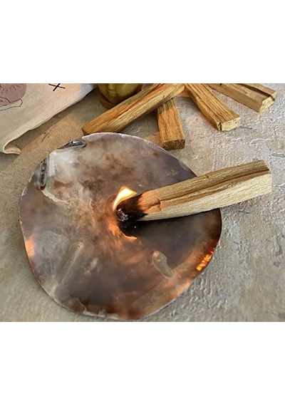 Wish Kit Placuna Enerji Başlangıç Seti : Palo Santo Tütsü Ve Placuna Deniz Kabuğu Tütsülük