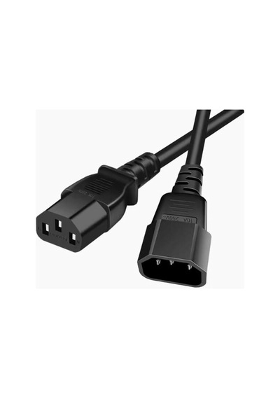 C13 To C14 Power Dişi Erkek Kablo 3x0.75 Dişi Erkek Power Kablo 2m