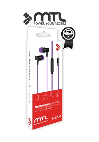 3.5 Mm Jack Girişli Stereo Kulak İçi Silikonlu Kablolu Kulaklık Güçlü Ses, Maksimum Konfor Diğer