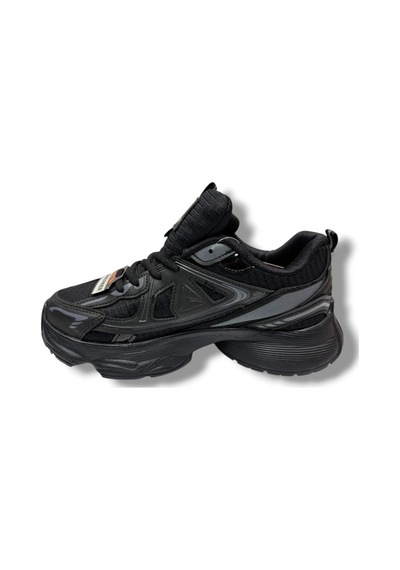Marco Jamper 2411-26 Cilt Deri Anorak Anatomik Sneaker Siyah Gümüş 36-40 Siyah