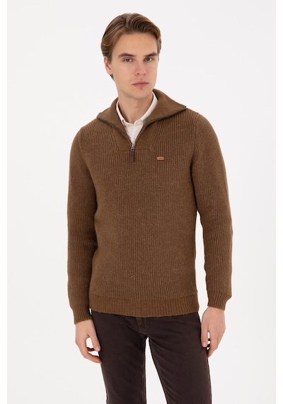 U.s. Polo Assn. Erkek Haki Kazak /triko 50317171-vr027 Hakı