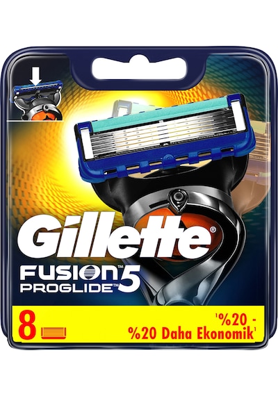 Gillette Fusion5 ProGlide Yedek Tıraş Bıçağı 8'li