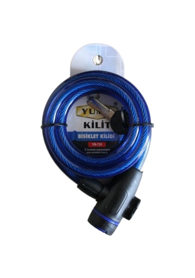 Yuma Ym- 734 150cm Mavi Bisiklet Kilidi Diğer