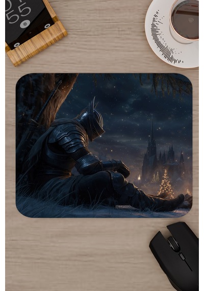 Dark Souls Kaymaz Dikişli Kauçuk Oyuncu Mousepad V5 - 22x18 Gaming Mouse Pad Fare Altlığı
