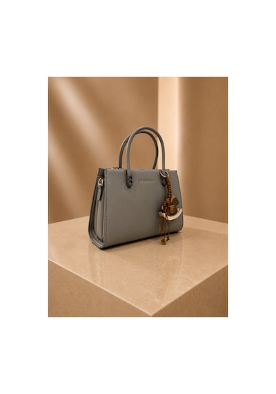 Just Polo Kadın Farmuarlı İthal Kalite Premium Şık Ve Zarif El & Omuz Çantası Ebat : 20 X 18 Cm Gri