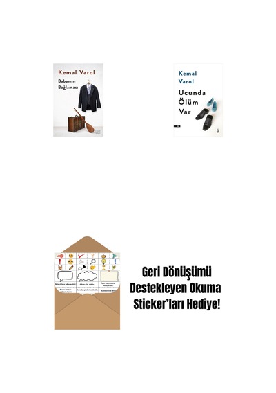 Babamın Bağlaması Ciltli + Ucunda Ölüm Var + Okuma Sticker'ları