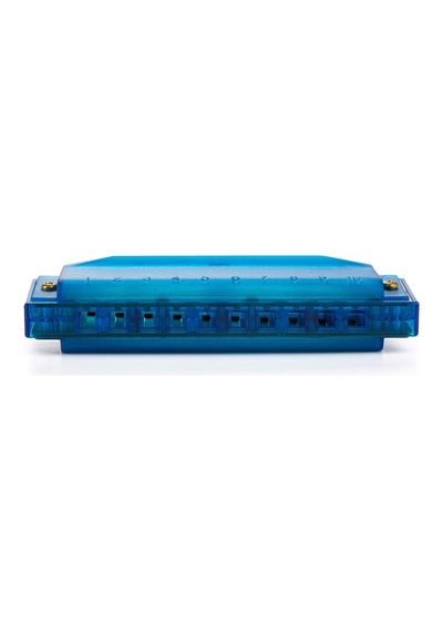 Hohner M5252 Translucent Harp Mavi Mızıka Do Majör