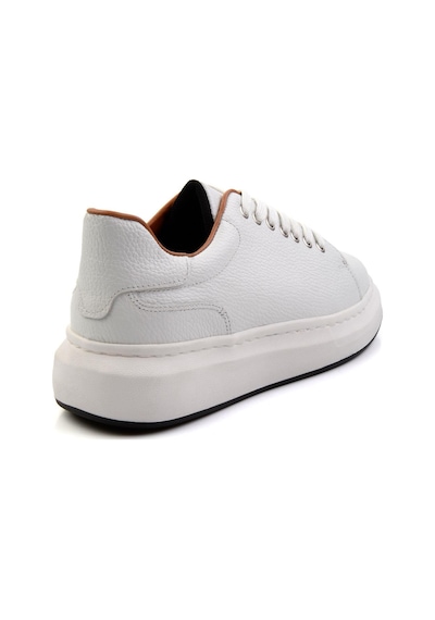 Bambi Bej Leather Erkek Sneaker E01401098040 Bej