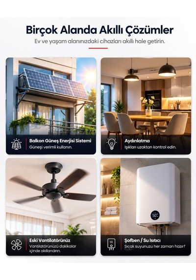 Akıllı Röle Anahtarı Tekli Enerji Ölçümlü