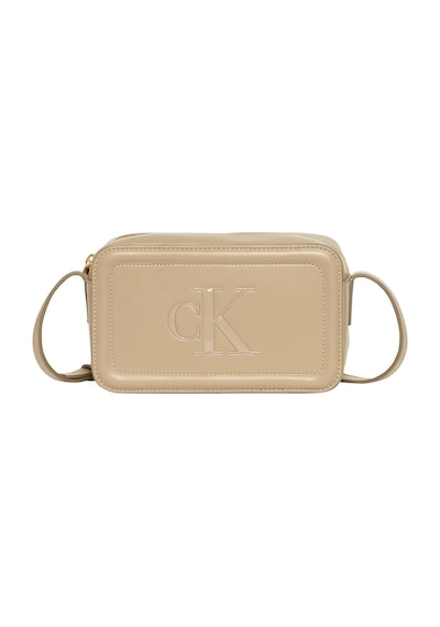 Calvin Klein Bold Ck Camera Bag Kadın Kahverengi Omuz Çanta-12242 Kahverengi