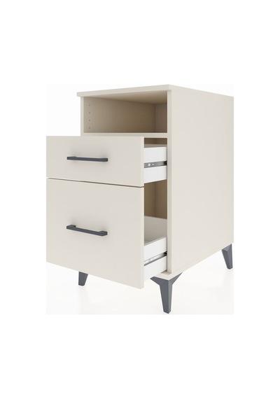 Kronos Komodin Tek Raflı 2 Çekmeceli 44x59x80 Aytaşı-aytaşı Aytaşı