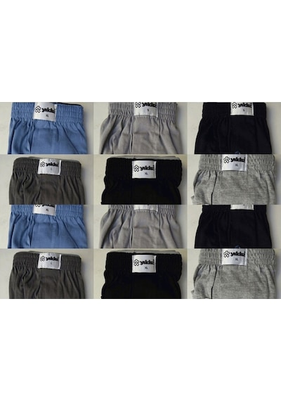 6 Adet Yıldız Erkek Penye Taşma Cotton Boxer (43)