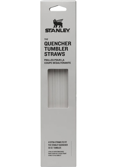 Stanley Quencher Tumbler Straws 4 Lü Plastik Pipet 10-10573-043 Renkli