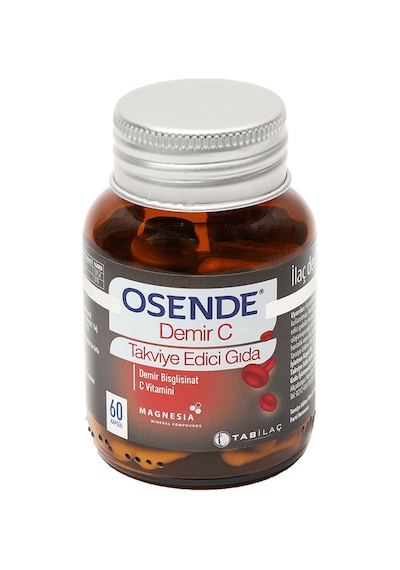 Osende Demir C 60 Kapsül Takviye Edici Gıda 3 Adet