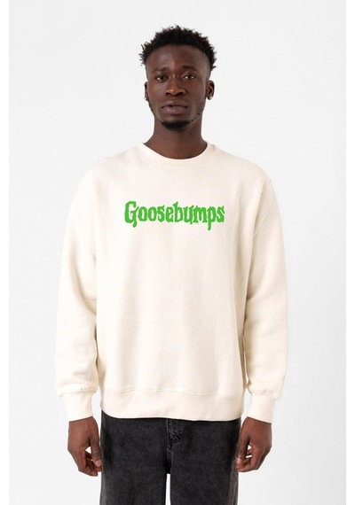 About Blank Tshirthane Goosebumps Lettern Ekru Erkek 2ip Sweatshirt P18976s8181, L Acı Kahverengi