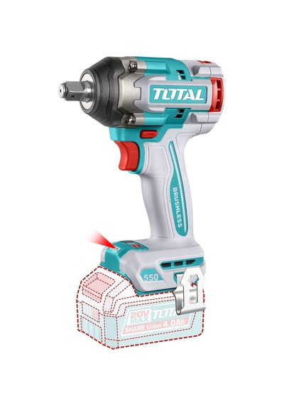 Total Lı-ıon Akülü Somun Sökme Makinesi 550nmtıwlı2055e