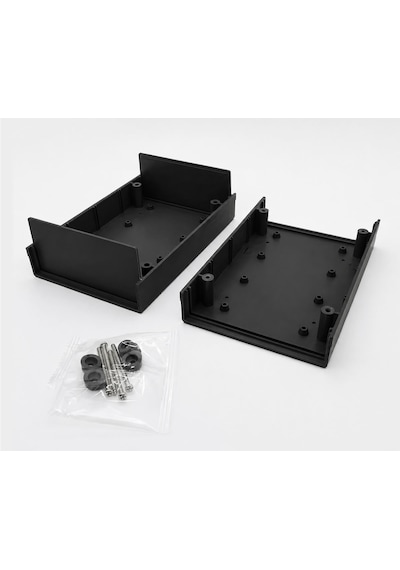 Plastik Elektronik Proje Kutusu 150mm X 100mm X 50mm Siyah Devre Prototip Güç Kaynağı
