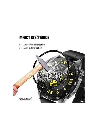 Huawei Watch Gt4 46mm Ile Uyumlu Ekran Koruyucu Nano Esnek Cam Tam Kaplayan Ppm