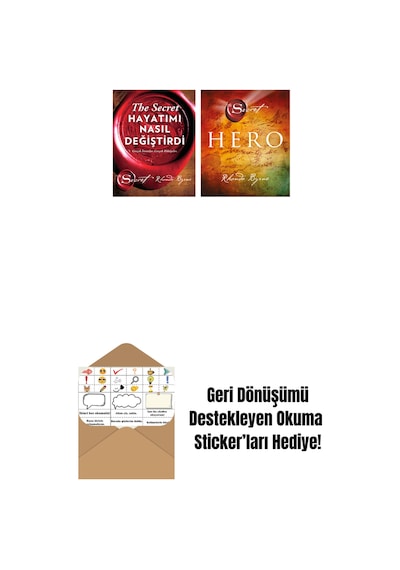 The Secret - Hayatımı Nasıl Değiştirdi Ciltli + The Secret - Hero Ciltli + Okuma Sticker'ları