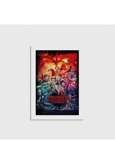 Stranger Things Dizi Posteri Çerçevesiz Poster Duvar Dekorasyonu Pn11p548