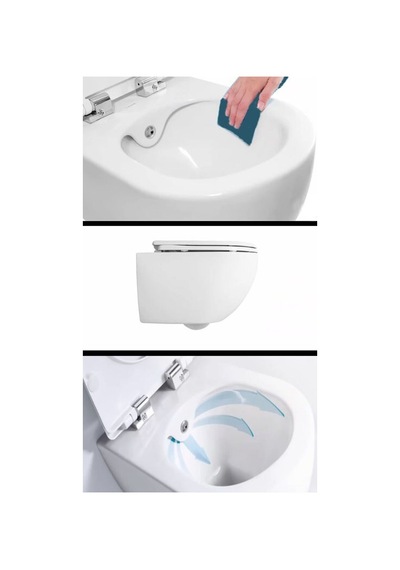 Creavit Fe322 Kanalsız Asma Klozet + Duck Slim Yavaş Kapak Kc0903.0